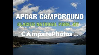 Apgar Campground Glacier National Park Montana Campsite Photos [upl. by Searcy]