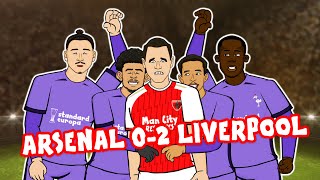 LETS MISS AGAIN Arsenal vs Liverpool 02 FA Cup Goals Highlights Diaz 2023 [upl. by Enram]