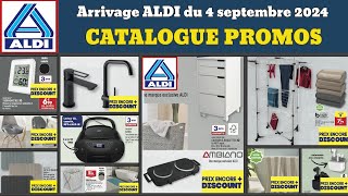 catalogue ALDI spécial maison du 4 septembre 2024 ✅ Arrivage meuble déco linge 🔥 promos deals pub [upl. by Risay]