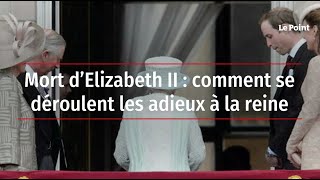 Les adieux des Britanniques à la reine  une file dattente de près de 8 km à Westminster [upl. by Atnom669]