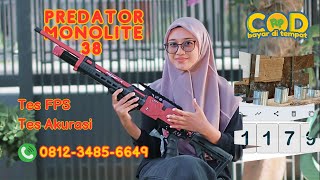 SENAPAN PCP PREDATOR MONOLITE TACTICAL TERBARU  PROMO SENAPAN ANGIN PREDATOR TACTICAL [upl. by Eldnek]