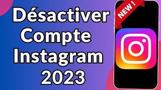 Comment désactiver un compte Instagram 2023  Comment désactiver temporairement un compte Instagram [upl. by Esyle]