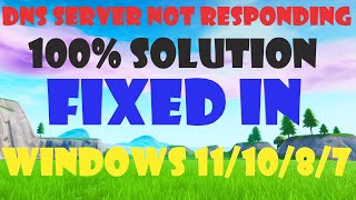 DNS server not responding  Change DNS settings for all WiFi networks  Windows 111087 [upl. by Mariano]