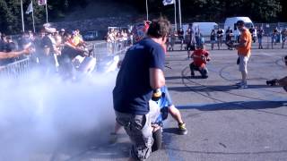 Burnout contest SCOOTER WEEKEND VARANO 2012 [upl. by Kcirddot786]