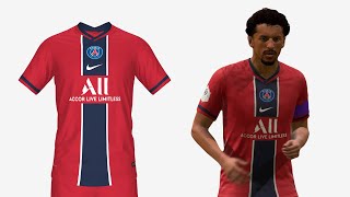 PSG Custom FIFA 21 Kit  60 Seconds 1 Kit [upl. by Rains]