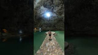 Cenote SUYTUN en Yucatan México 🤩  travel cenote mexico insta360 trip slowmotion suytun 360 [upl. by Roselle454]