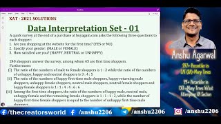 XAT 2021 Solutions  Data Interpretation  Set 01  XAT 2022 [upl. by Haimirej800]