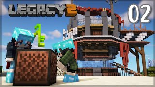 Building the COMMUNITY STORAGE  Legacy SMP Episode 02  Minecraft 116 Survival Lets Play [upl. by Enomahs916]