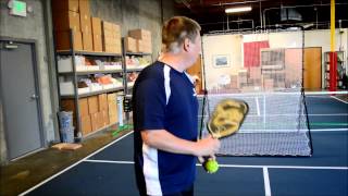 Rebounder Pickleball Net  Practice pickleball alone [upl. by Relyk]