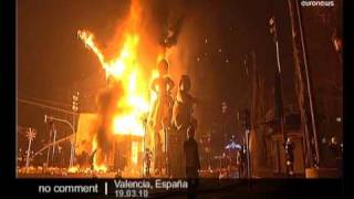 Las Fallas Festival in Valencia Spain [upl. by Alletsirhc684]