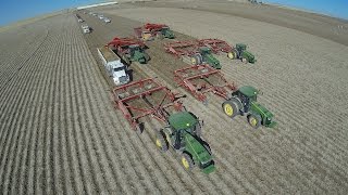 16 Row Massive Potato Harvest with John Deere and Spudnik [upl. by Cohlier]