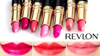 Revlon Super Lustrous Lipstick Lip Swatches 2 [upl. by Nina914]