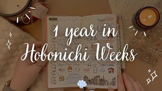 2023 Hobonichi Weeks Flip Through  How I Use a Hobonichi Weeks  ValentinaWrites [upl. by Gambell]