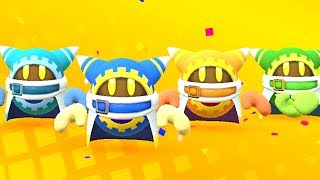 Kirby Star Allies  All Bosses with 4 Magolor Soul Melter EX [upl. by Nnilsia]