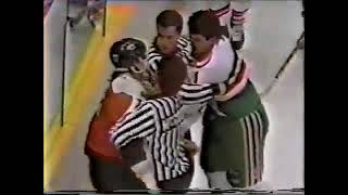 Throwback to when Craig Berube dropped the gloves against Brendan Shanahan on February 24 1989 [upl. by Amalburga]