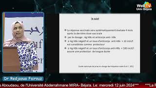 Dépistage traitement et prévention des infections virales néonatales Redjaoua Fairouz MA Béjaïa [upl. by Zerk]