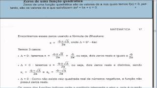 Estudo da Função Quadrática [upl. by Aneba]