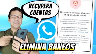 NUEVO WHATSAPP PLUS Ultima Versión ✅ ELIMINA Baneo Necesitas Instalar la versión Oficial 😱 [upl. by Maighdlin]