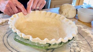 Moms Crisco Pie Crust Recipe  Recap  Doug Cooking [upl. by Nazario]