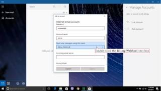 How to configure Zimbra on Windows 10 Mail [upl. by Naehgem]