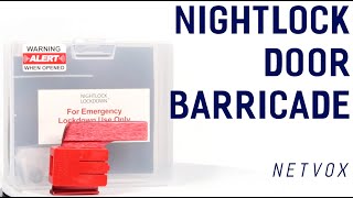 Unboxing Nightlock Lockdown Door Barricade [upl. by Riay]