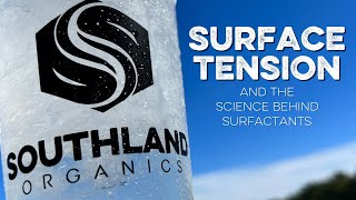 Surface Tension  The Science of Surfactants and Surfactins [upl. by Bunting]