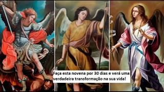 Arcanjos Gabriel Rafael e Miguel Trintena👼👼👼 [upl. by Anomas]