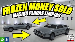 RAPIDO FROZEN MONEY MASIVO PLACAS LIMPIAS DINERO INFINITO SOLO SIN AYUDA GTA 5 Online [upl. by Burnham246]