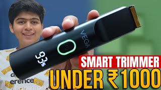 VEGA S1 Smart Trimmer Review and Testing  Best Beard Trimmer under 1000  vega smartone series s1 [upl. by Refannej919]