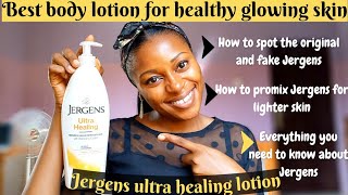 Best body lotion for a healthy glowing even skin Jergens ultra healing body lotion dry skin lotion [upl. by Vieva]