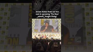 Jensen Ackles finds out he’s cast in upcoming ‘The Boys’ spinoff ‘Vought Rising’ [upl. by Avi617]