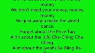 Price Tag  Jessie J ft BoB Lyrics [upl. by Whitehurst]