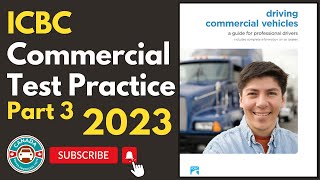 ICBC Commercial Drivers License Practice Test Part 3  Canadian Driver Knowledge Tests [upl. by Burnham]