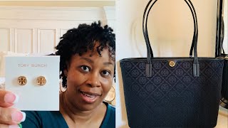 Tory Burch Unboxing amp First Impression Luxury Haul  10212023 [upl. by Ayhtak844]