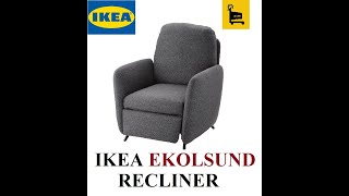 IKEA EKOLSUND Recliner product video by 1cliqkart [upl. by Olnay]