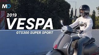 2019 Vespa GTS 300 Super Sport Review  Beyond the Ride [upl. by Acimat]