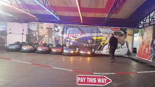 Slaters dodgems off ride hexham auction mart funfair 2018 [upl. by Airamat848]