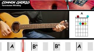 RhythmLead Guitar Lesson  Chris Stapleton quotTennesee Whiskeyquot  Chords Tabs Lyrics [upl. by Sells]