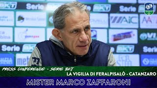 𝑺𝑬𝑹𝑰𝑬 𝑩𝑲𝑻  FERALPISALÒ  CATANZARO le parole di Mister Zaffaroni prima del match [upl. by Jolene]