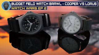 Cooper Pathfinder VS Lorus Titanium  Budget Field Watch Battle [upl. by Yeca]