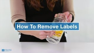 How to Remove Labels amp Sticker Residue [upl. by Pelag758]