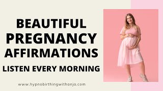 PREGNANCY AFFIRMATIONS Beautiful amp Empowering LISTEN EVERY DAY [upl. by Adehsor]