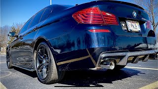 BMW M performance exhaust on 535i [upl. by Lebiram]