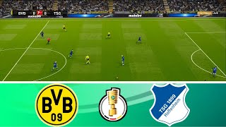 BORUSSIA DORTMUND VS HOFFENHEIM  DFB POKAL 20232024  FOOTBALL LIFE 2023 [upl. by Annoek]