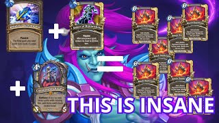 Multiple spells  Mozaki Mage  Duels Hearthstone [upl. by Ytsirt]