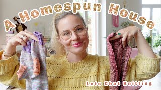 A Homespun House 🧶 Knitting Podcast ✨A NEW CAST ON🧦Socks a cute Squirrel amp blankets Galore💕 [upl. by Hilario75]