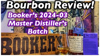 Bookers 202403 The quotMaster Distillersquot Bourbon Review bourbonreview bourbon [upl. by Adekan]