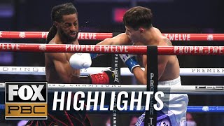 Vito Mielnicki stays dominant The ‘Best Of’ Spence vs Garcia preliminary  HIGHLIGHTS  PBC ON FOX [upl. by Aelegna293]