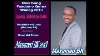 Maxamed BK Faadumo Qurux Wanaag 2013 [upl. by Ilehs]