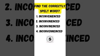 Find the correct word  englishspellings ssc [upl. by Jezreel]